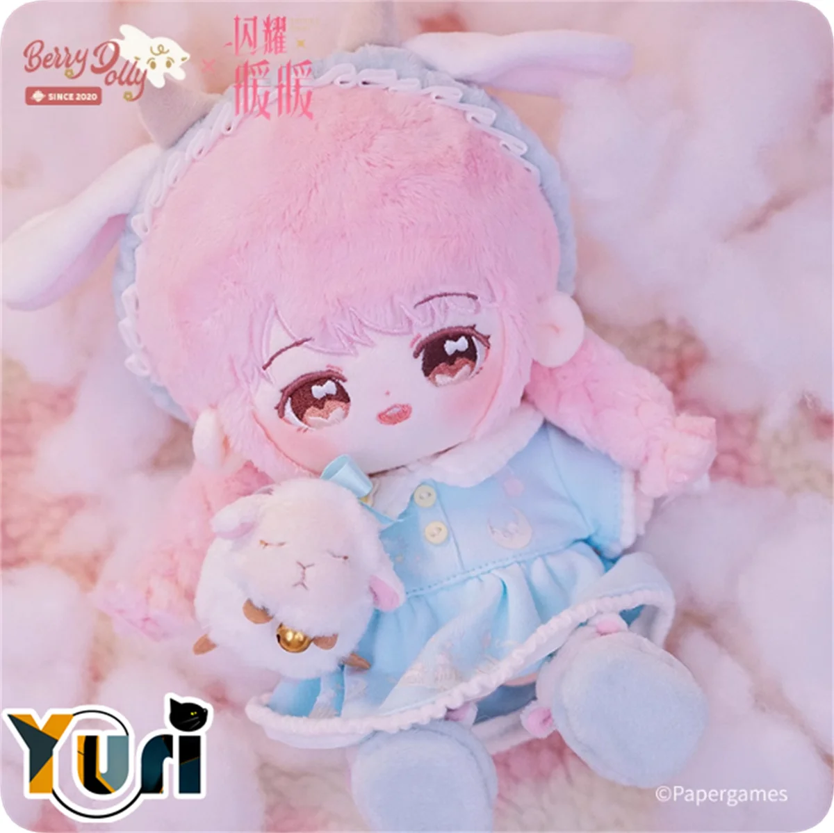 Yuri Game Shining Nikki Plush 20cm Doll Body Toy Dress Up Clothes Costume Outfit Skirt Cosplay Anime Fan Gift