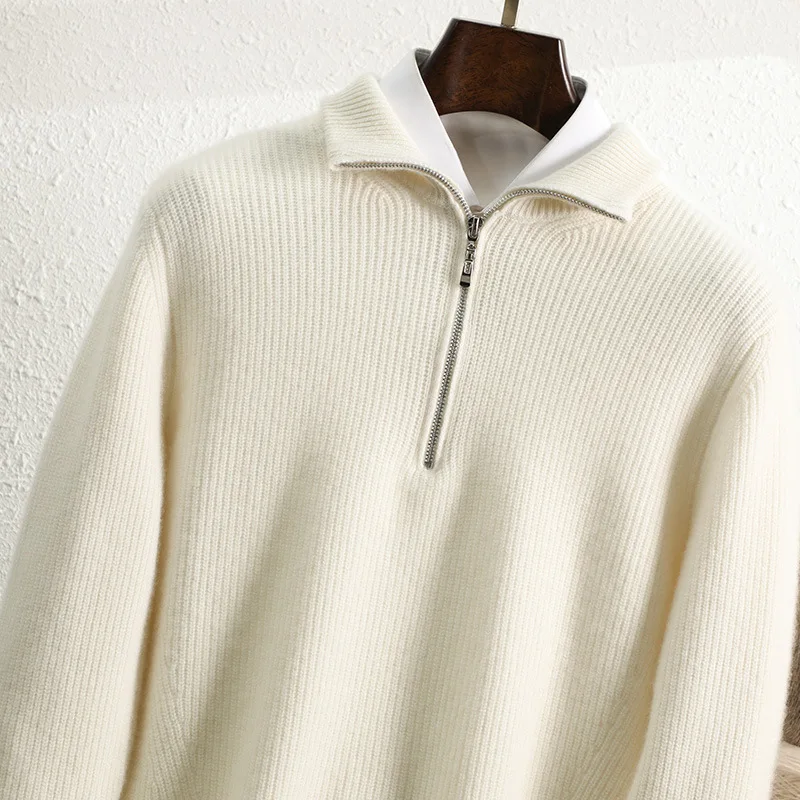 

Autumn Winter Turtleneck Cashmere Sweater Men Sweater Business