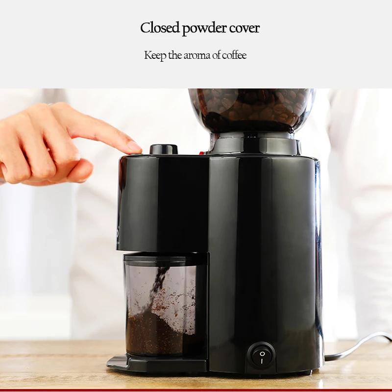 E07 grinder electric coffee bean grinder   fully automatic household commercial Italian coffee machine