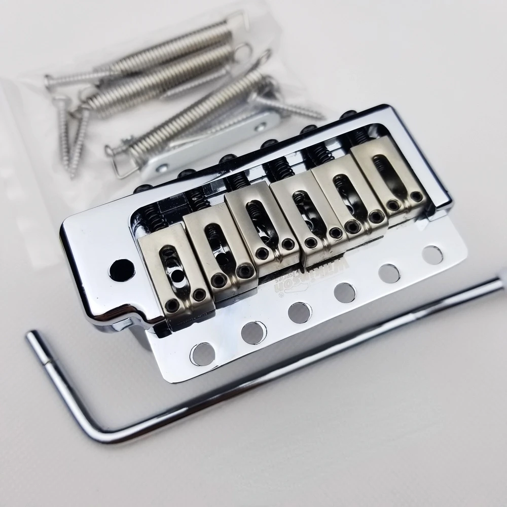 

Wilkinson ST Electric Guitar Fixed 6 Screws Tremolo System Bridge Chrome silver