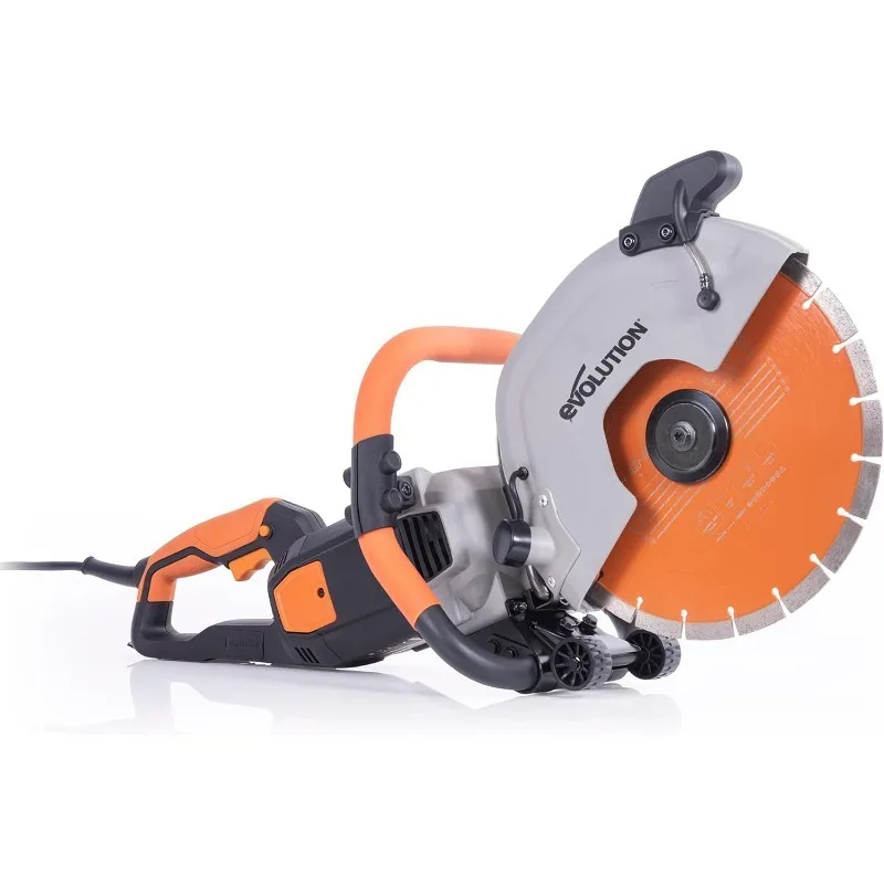 Evolution R300DCT+ 12 Inch Concrete Saw with Water Fed Dust Suppression & Smith Performance Sprayers