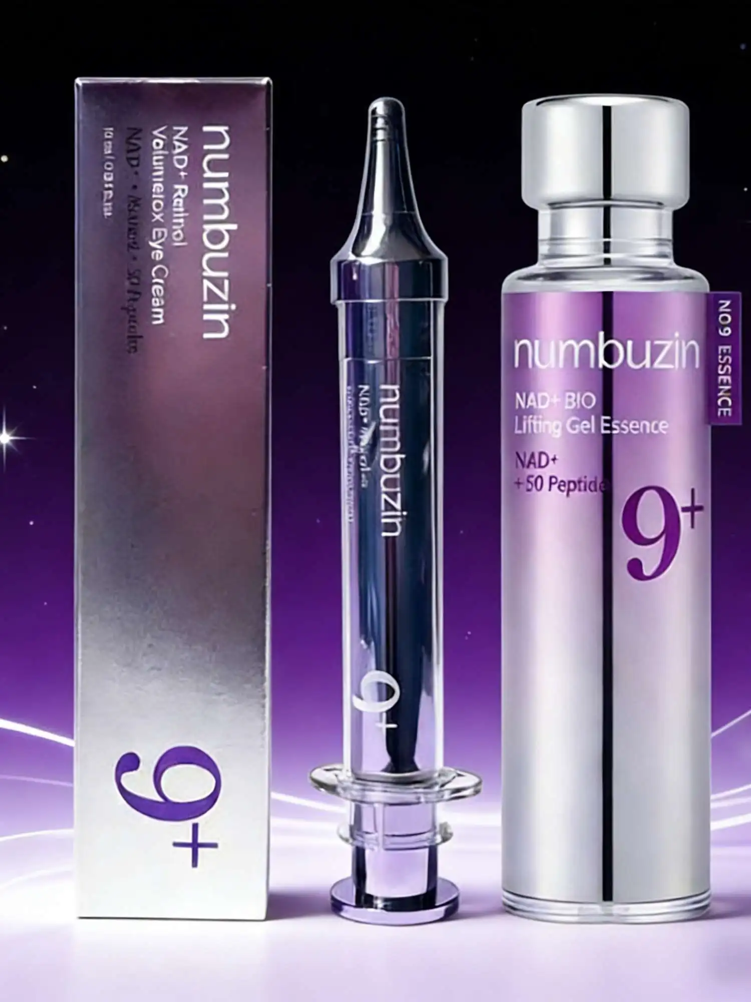 Numbuzin9+NAD+ Ultradźwiękowe Serum w Kremie pod Oczy Głęboko Odżywia, Nawilża, Ujędrnia, Redukuje Zmarszczki, Przeciwstarzeniowa Pielęgnacja Oczu, na Cienie pod Oczami — 2