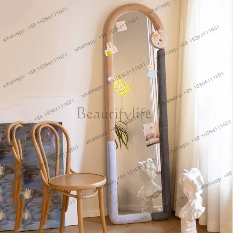 LD Full Body Korean Style Mirror Decoration Bedroom Luxury Modern    Decoration Nordic Espelhos Living Room Decorations