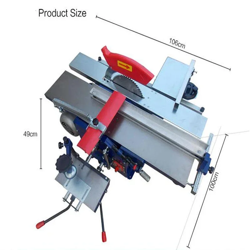 3 in 1 Multi-function Table Saw Woodworking Planer Machinery Planer 1500W Electric Drill Bench Woodworking Saw Machine MB292