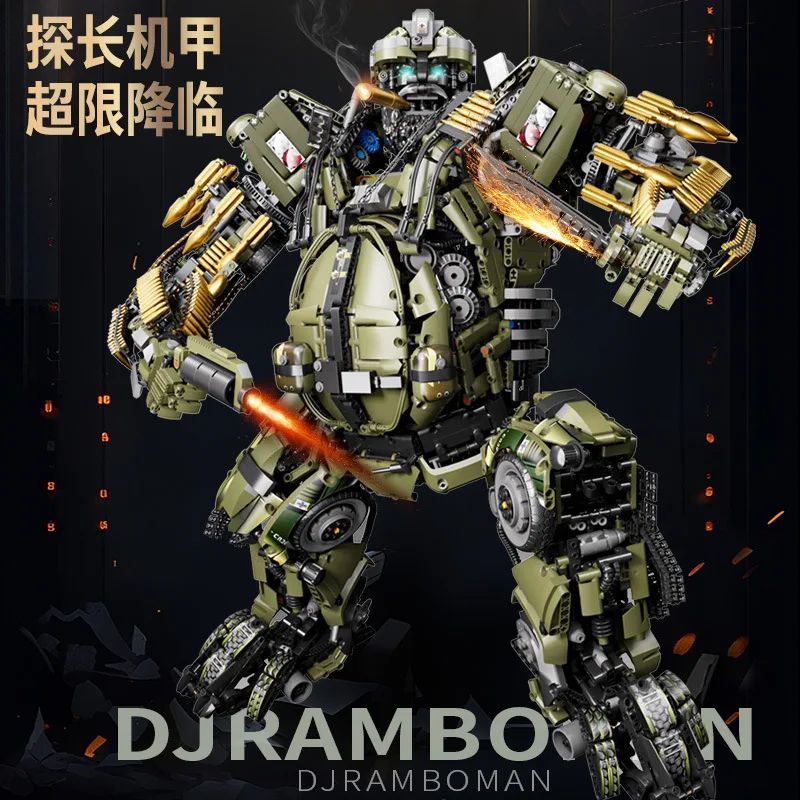 Em estoque moc robô técnico blocos de construção modelo mecha tijolos montagem brinquedos para crianças presente aniversário conjunto