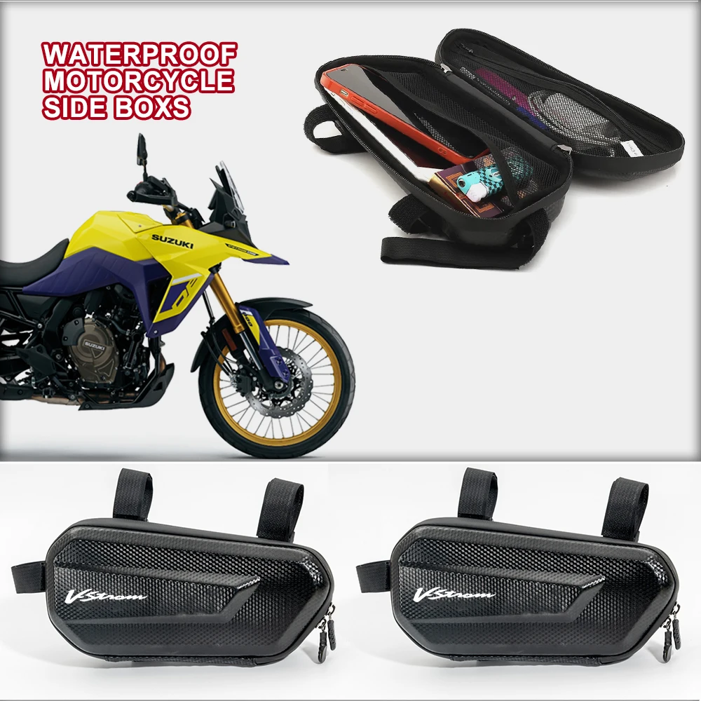 Upgrade Waterproof Fabric Rain Proof Nylon Motorcycle Storage Bag For SUZUKI V Strom DL650 DL 650 XT VStrom V-Strom adventure