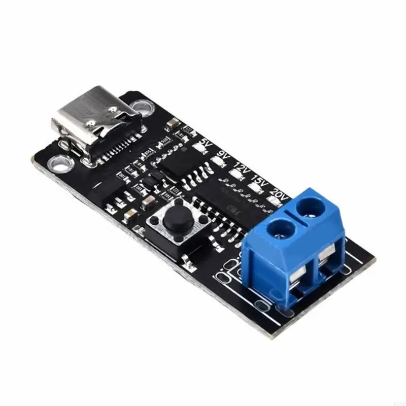 E28F Starters Board USB C  5V 9V 12V 15V 20V 28V 5A Adjustable Voltages  Power Starters Modules Type-C Female Input for Lab