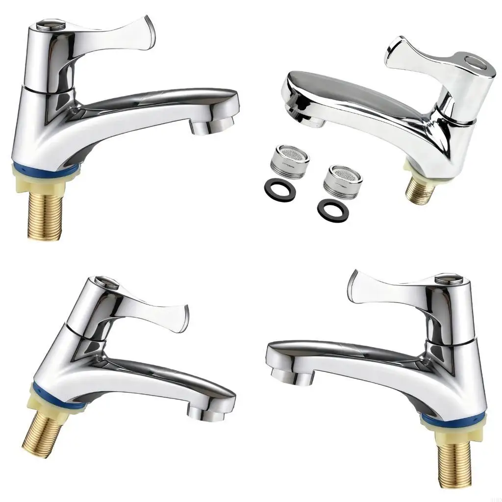 

Single Cold Water Tap Coppers Valves Leakproof Bathroom Basins Faucet Modern