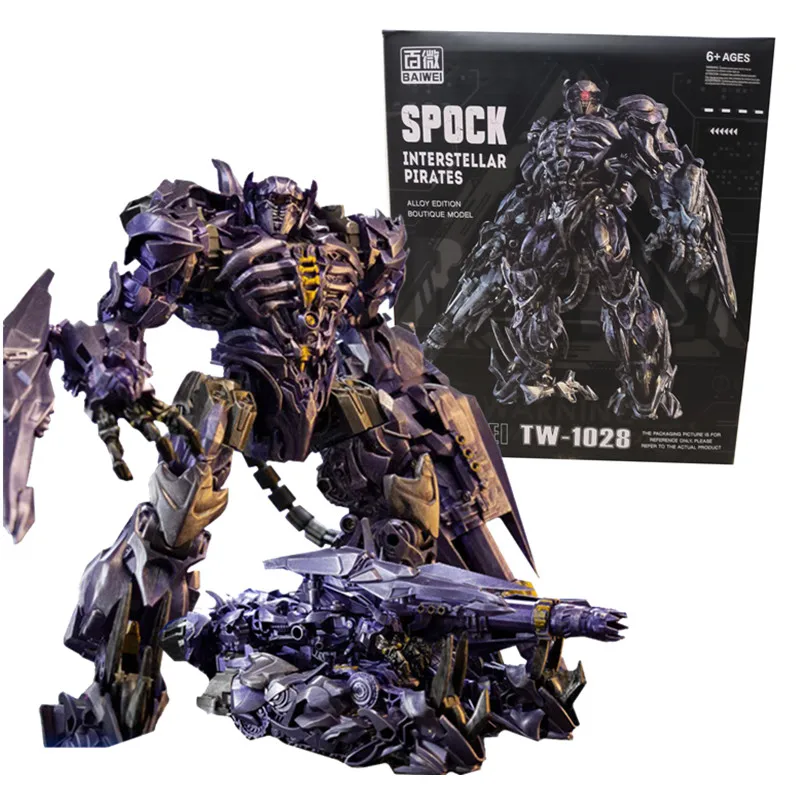 

Original Box BAIWEI NEW 18CM Robot Car Model Movie Cool Transformation Classic Action Toy Figures Boys Kids SS56 TW-1028