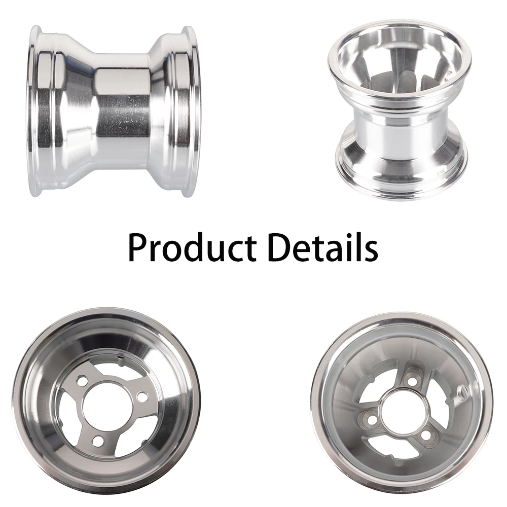 Kart 10x4.50-5 130mm Front Wheel Hub 5 inch Go-kart Car 4 drift Aluminium Alloy Rims For Dirt Pit Bike Quad Bike ATV Accessories