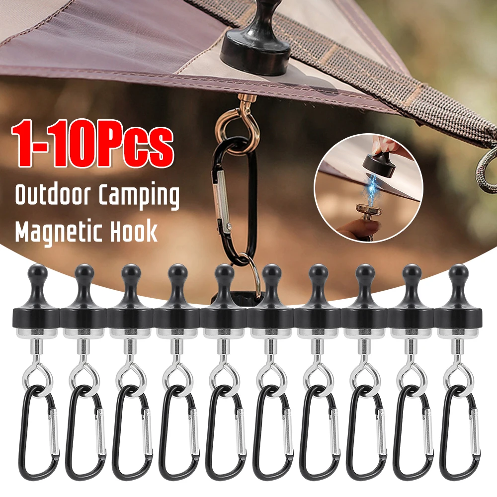 1-10PCS 캠핑 마그네틱 후크 강력한 흡입 자석 행 - Outdoor Camping Canopy 리뷰 및 가격