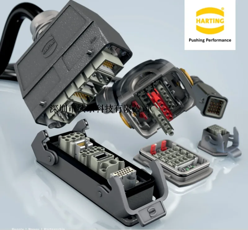 HARTING , Electric Pneumatic Signal Hybrid Combination, High Current, Optional, Identification Model