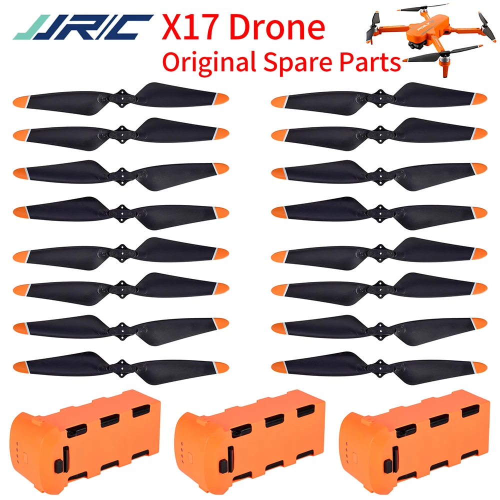 JJRC X17 Baterai Drone Baling-Baling Drone X17-04 RC Drone Qaudcopter Set Suku Cadang Pisau Asli