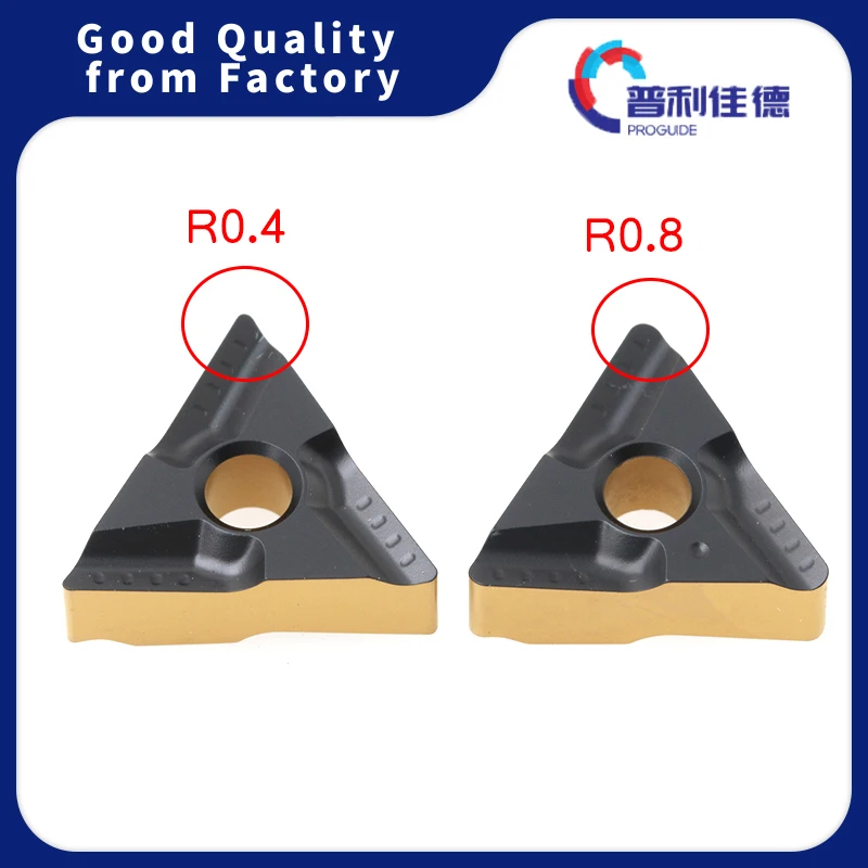 PROGUIDE Original CNC Lathe Cutter TNMG160404/TNMG160408R-VF L-VF PC201 High Quality Carbide Turning Inserts For Steel Parts