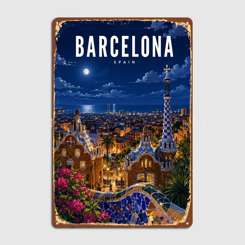 Pôster de Metal Personalizado - Home Barcelona avaliação e preço