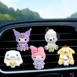 Sanrio Kuromi Cinnamoroll Creative Car Air Outlet Fragrance Aromatherapy Ornament Diffuser Clip Decoration Accessories