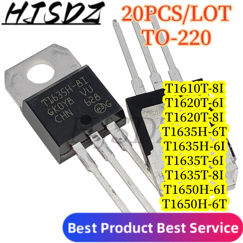 20PCS/LOT】T1610T-8I T1620T-6I T1620T-8I T1635H-6T T1635H-6I T1635T-6I T1635T-8I T1650H-6I T1650H-6T TO-220