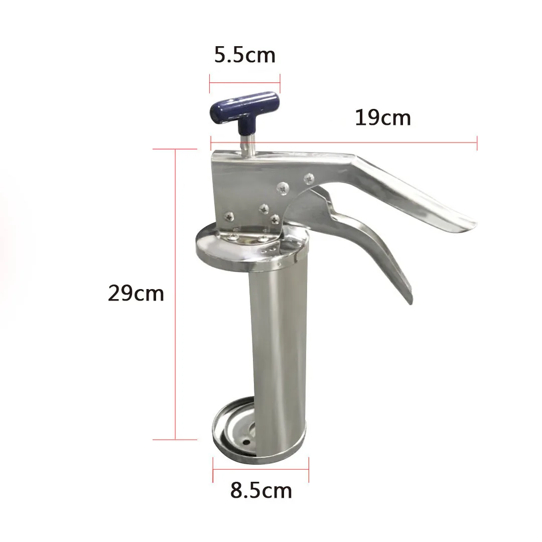 Stainless Steel 304 tomato Sauce Gun Sauce Dispenser Gun with PE Bottle Hamburger Jam Filler Salad for sale