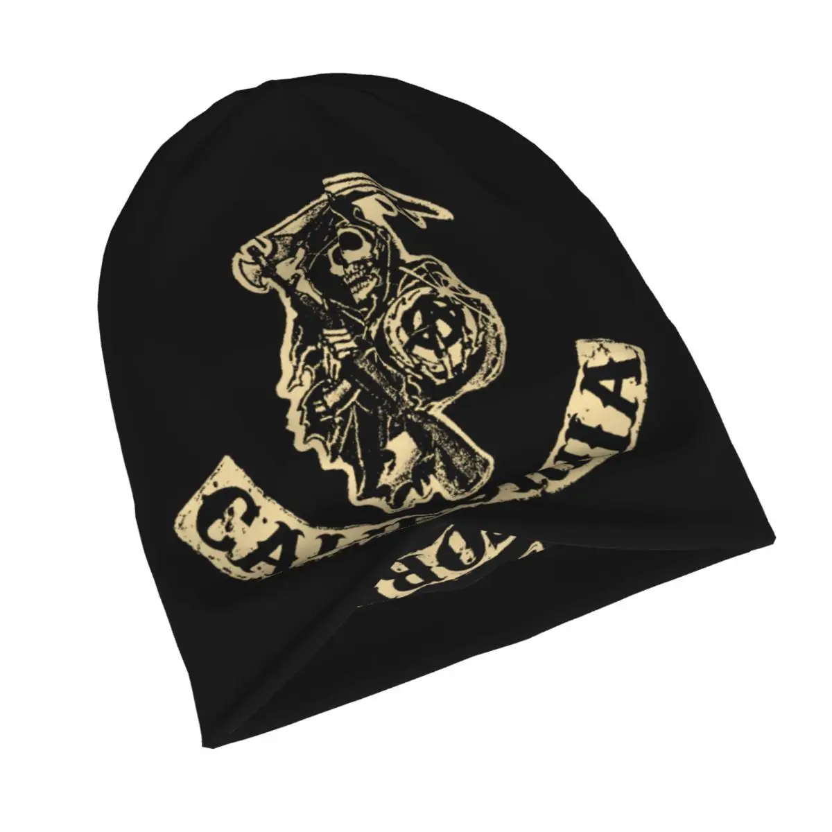 Retro Skull Bonnet Homme Autumn Spring Thin Skullies Beanies Sons Of Anarchy TV Caps For Men Women Creative Hats