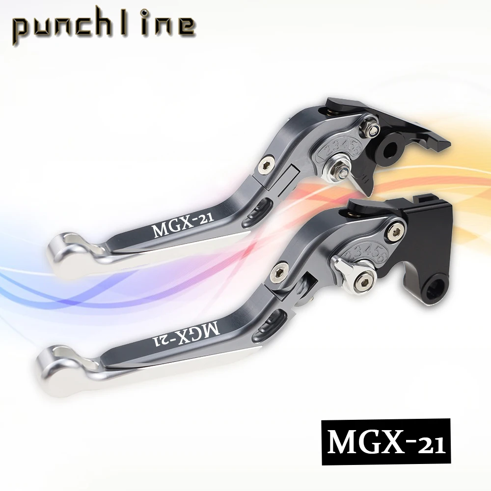 Fit For MGX21 2016-2020 MGX-21 2019 Motorcycle CNC Accessories Folding Extendable Brake Clutch Levers Adjustable Handle Set