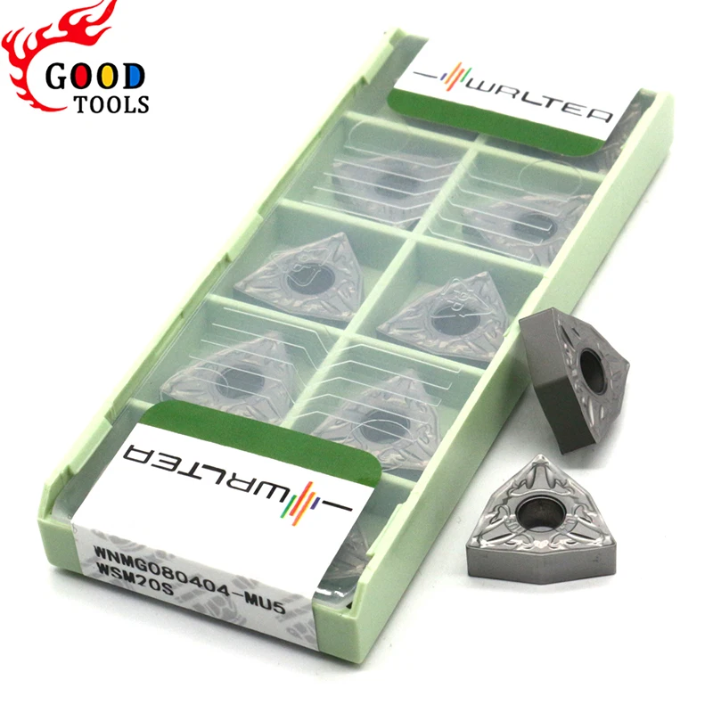 WNMG080408 MM5 WNMG080404 MU5 WSM20S Carbide Inserts High Quality External Turning Tool WNMG 080404 CNC Lathe Cutter Tools