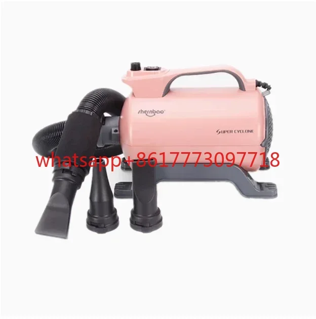 shernbao High Velocity Professional Dog Pet Grooming Hair Drying Force Dryer Blower 5.0HP (Super Cyclone) SHD-2600P (Green)