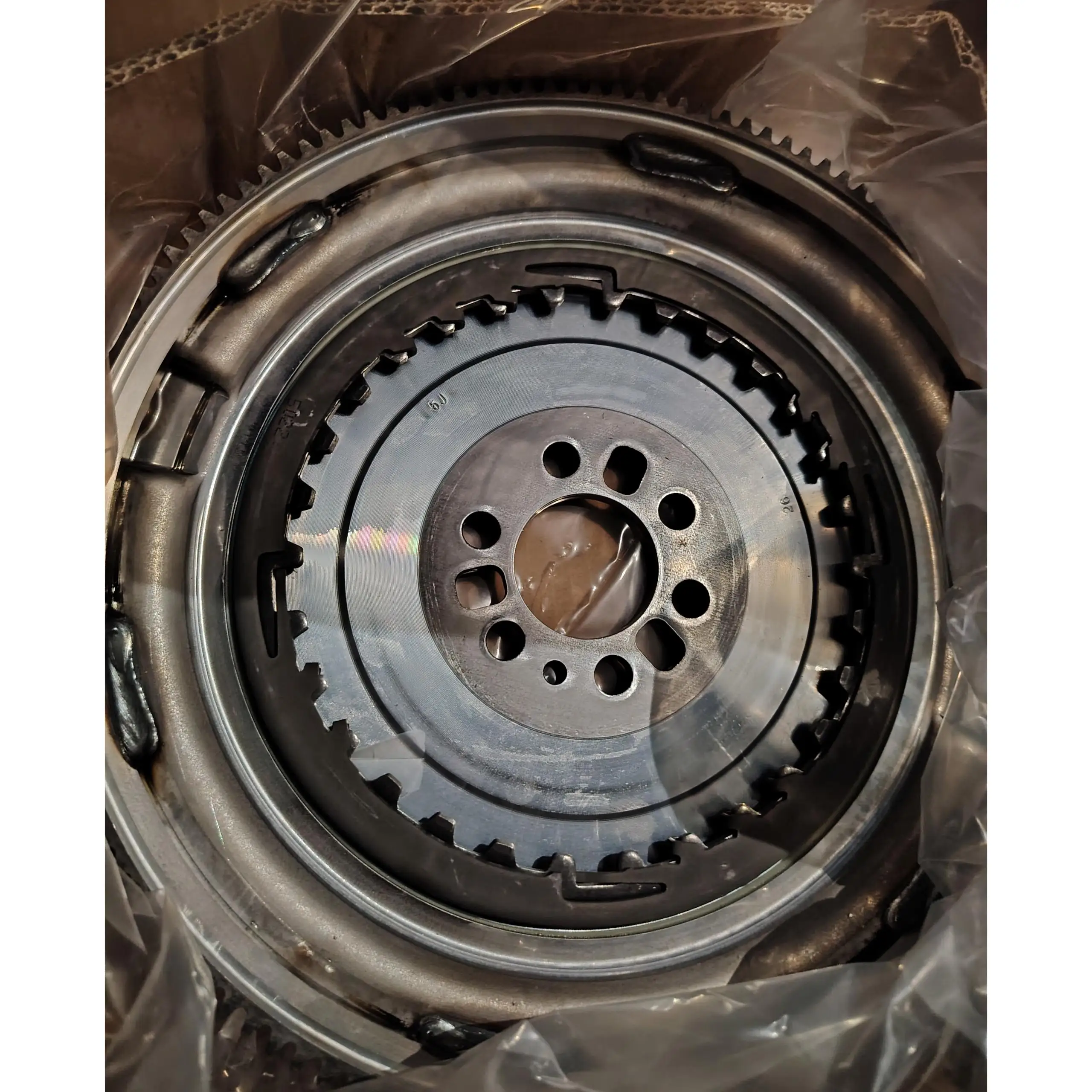 DQ200 OAM DSG7 7-speed Transmission Clutch Flywheel 6 Holes 129 Teeth