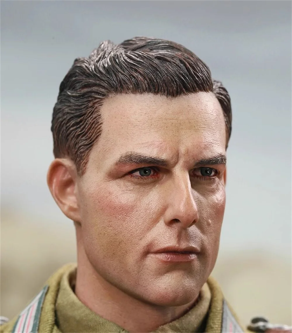 Na sprzedaż DID D80185 Żołnierz Lalka Transport Stóp Tom Cruise 2 Wersja Głowy Afryka Północna Figurka Akcji Około 30 cm Prezent Dla Fanów