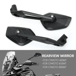 For CFMOTO 800MT 650MT 450MT 400MT Motorbike Side Mirrors MT800 NEW Motorcycle Left And Right Rearview NEW CNC aluminium Mirrors