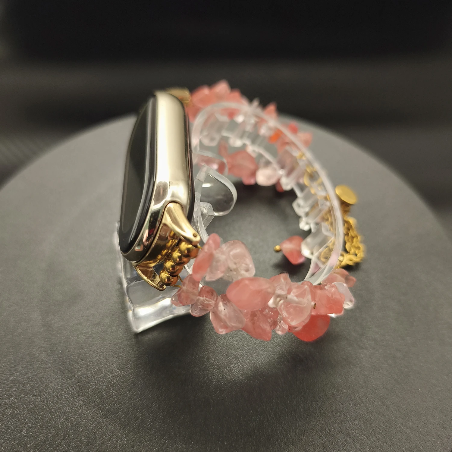 Advanced irregular crystal stone bracelet for Redmi watch4/5/6 for Xiaomi 8 9 10 Pro girl wristband for Huawei wristband 8/9/10