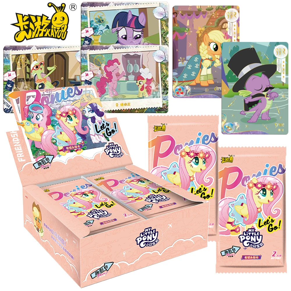 

Подлинная коллекционная карта Kayou My Little Pony, американская фантазия, анимация, звезда, Apple Jack, раритет, популярная карточная игрушка, праздничные подарки