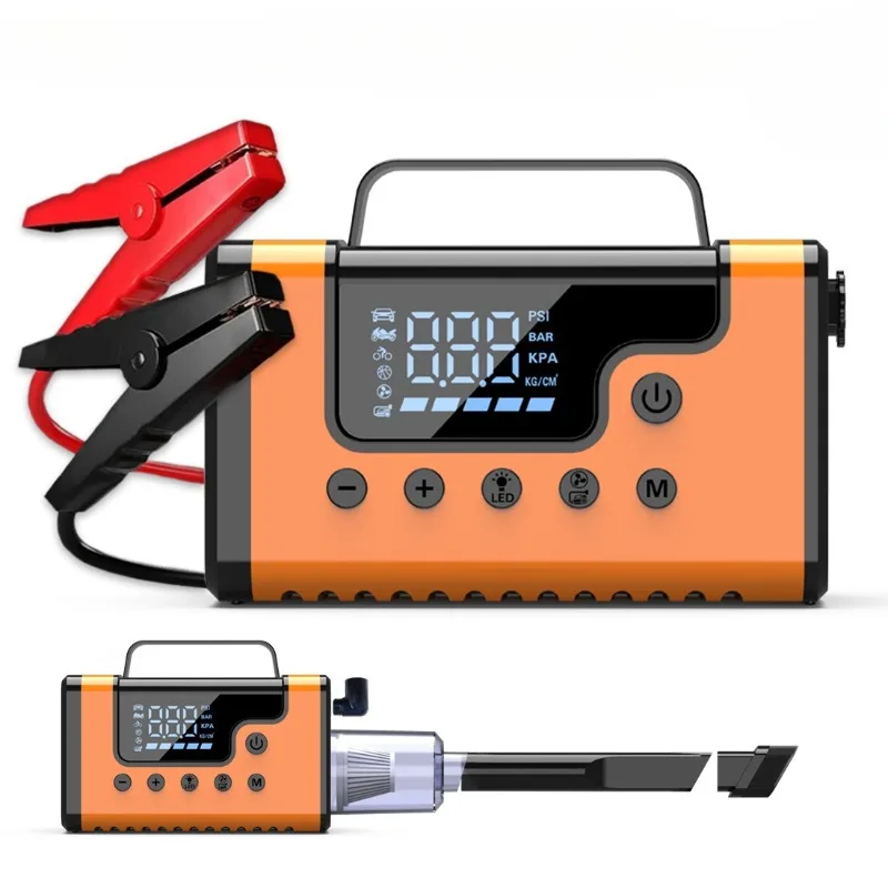 

Car emergency start power supply, large capacity 12V electric treasure pumping