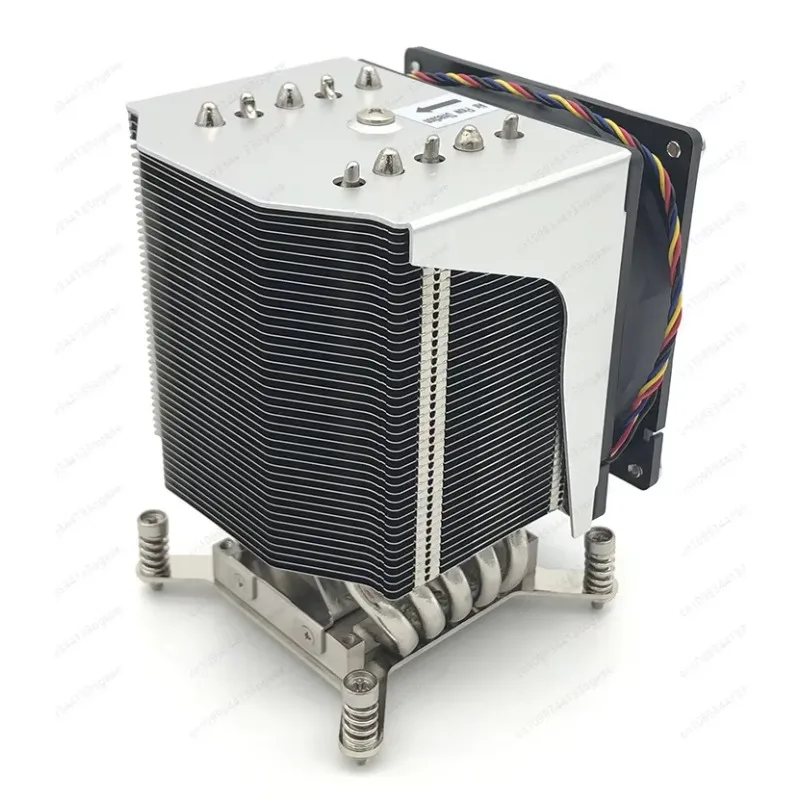 Support 115X/2011 4U server CPU heatsink 5 heat pipe desktop, silent temperature controlled fan
