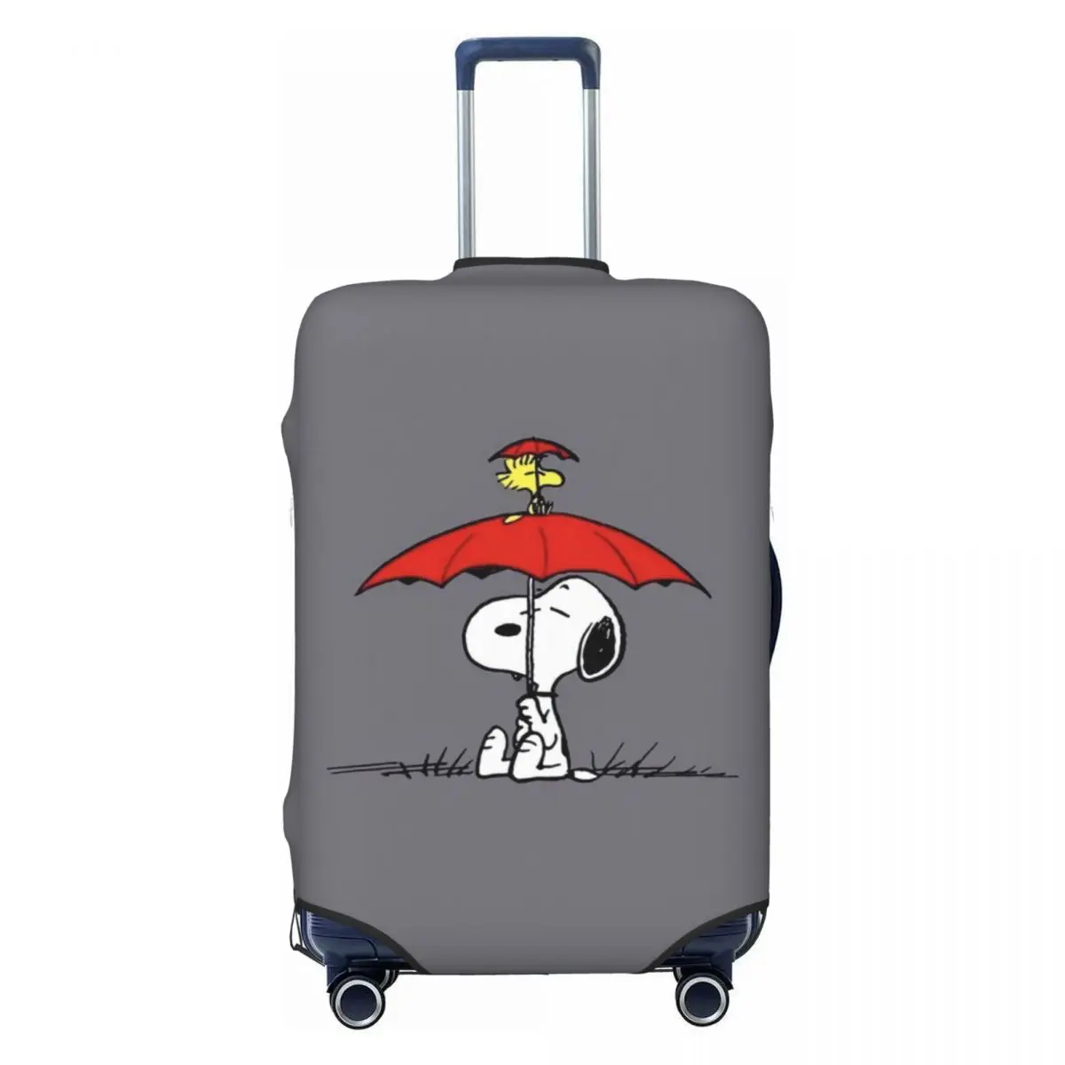 

Custom S-Snoopys Woodstock Travel Luggage Cover Washable Suitcase Cover Protector Fit 18-32 Inch