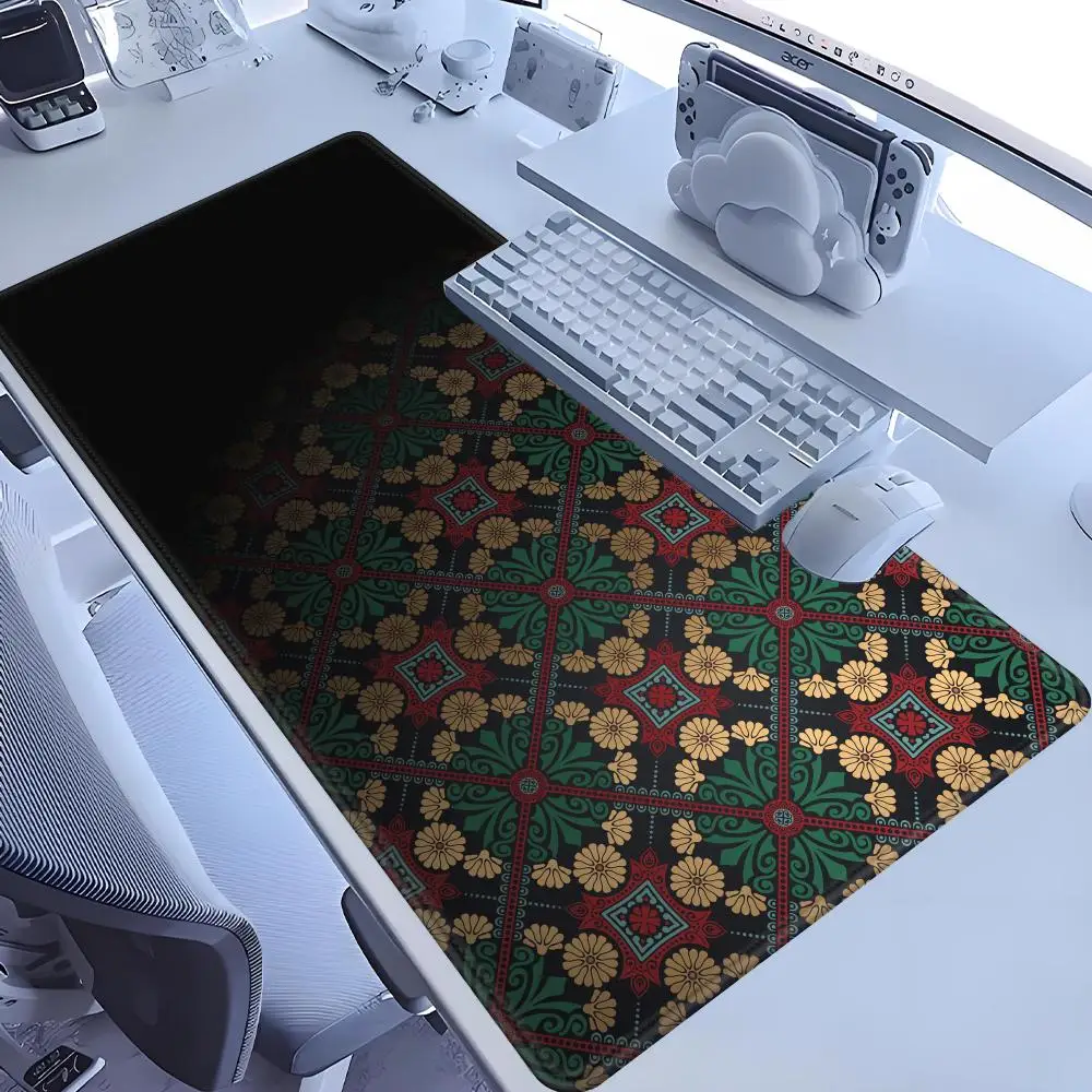 

U-Ukraine Ornament Pattern Mouse Pad Desk Mouse Pad Cute HD Desk Pad Extended Gaming Keyboard Mats Large XXL Gamer