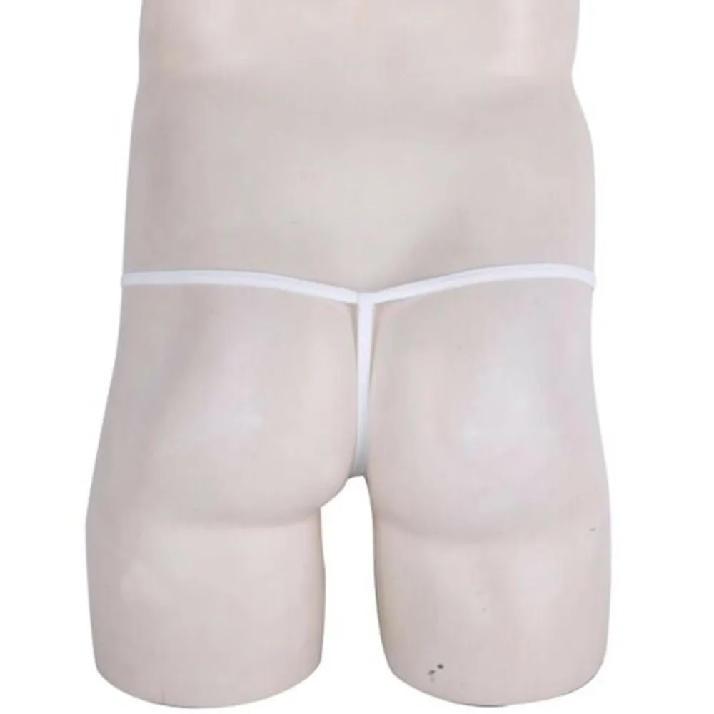 

Sexy T-back Thongs Men Sexy G String Sexy Underwear T Pants Men's Low Waist Bikini Briefs Male Exposed Butt Panites