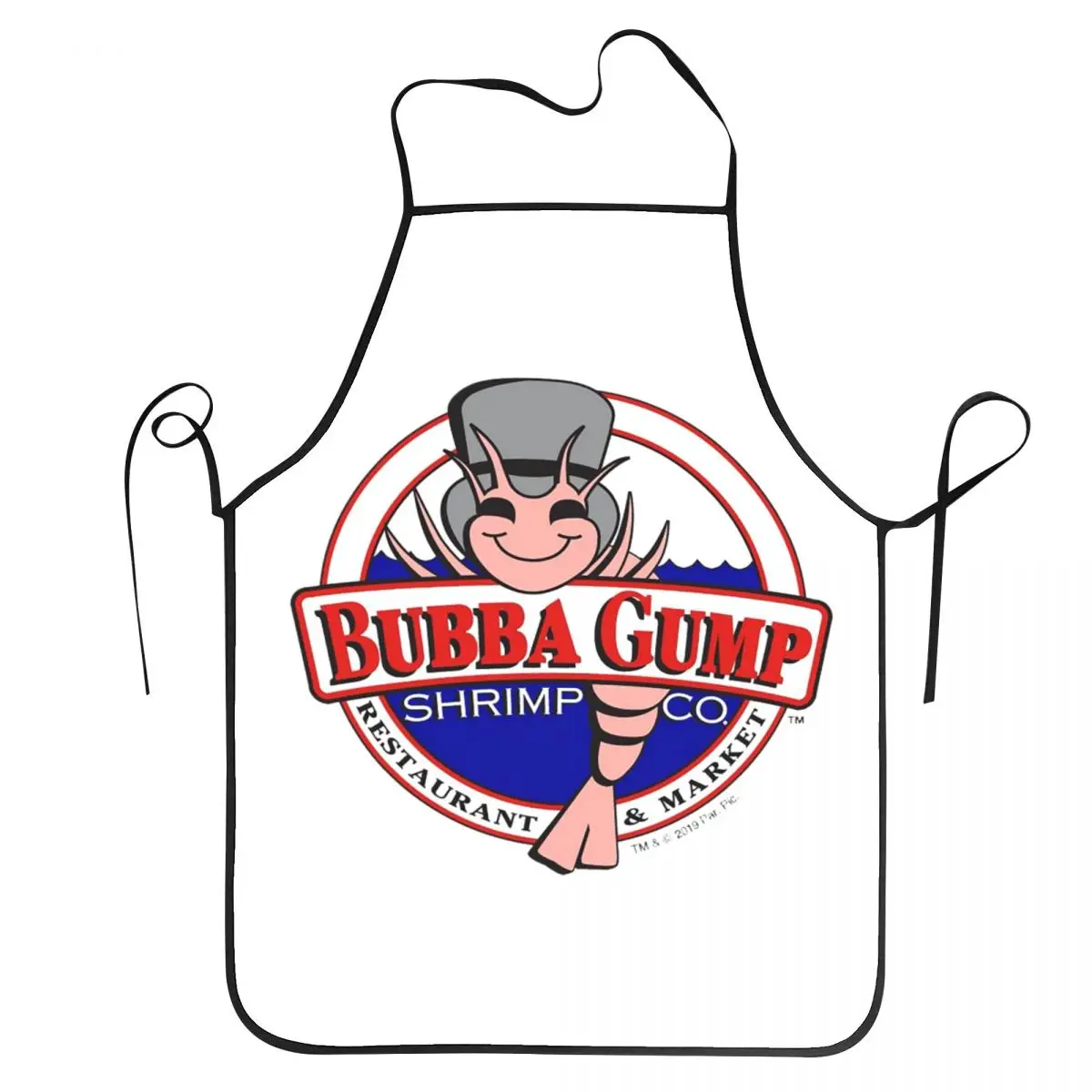 Bubba Gump Forest Shrimp Seafood Aprons Chef Cooking Tablier Waterproof Bib Kitchen Cleaning Pinafore for Women Men Painting