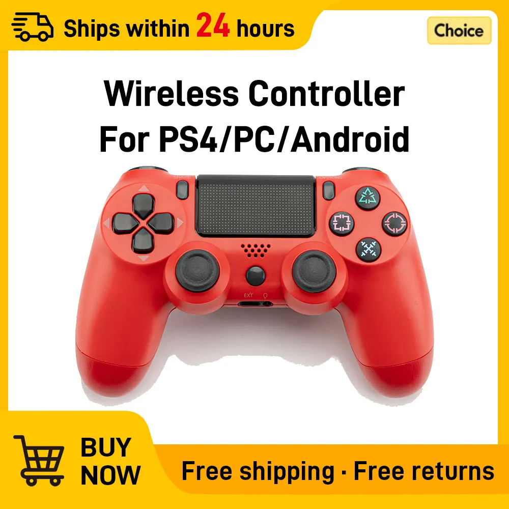 Bezprzewodowy kontroler obsługujący Bluetooth SONY PS4 Bezprzewodowy pad do gier PlayStation 4, konsola typu joystick na PS4 PC z systemem Android