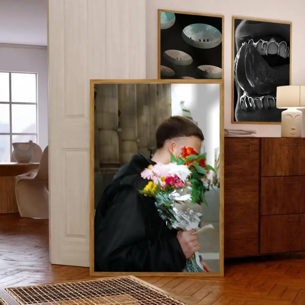 Póster DESCARTABLE W-WOS con portada de álbum de música para habitación, pintura en lienzo, arte impreso, decoración de pared del hogar, imagen, regalo