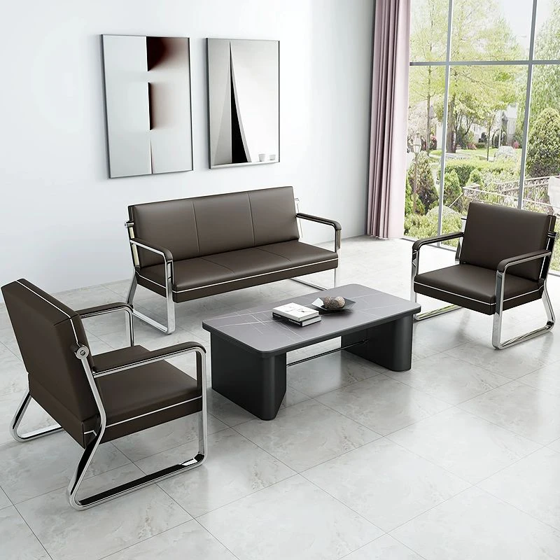 Modern Office Manager Leather Sofa Set Good Price Boss Office Couch Contemporary Sofaspromote sales