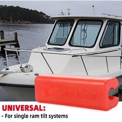 For Single Ram Tilt Systems Outboard Tilting Trim Motor Bracket Red Polyurethane Outboard Motor Tilt Trim Support