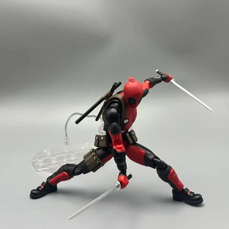 

Горячая 16 см аниме Дэдпул Mafex 082 X-Men фигурки комиксов версия Коллекционная модель куклы крутые подарки на день рождения и фестиваль для мальчиков