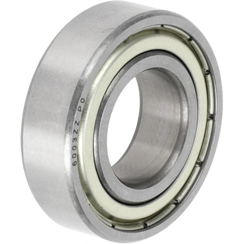 6003ZZ Deep Groove Ball Bearings  17x35x10mm Lubricated Bearings Double Metal Seal Silver Tone Scooter Skateboard Wheel