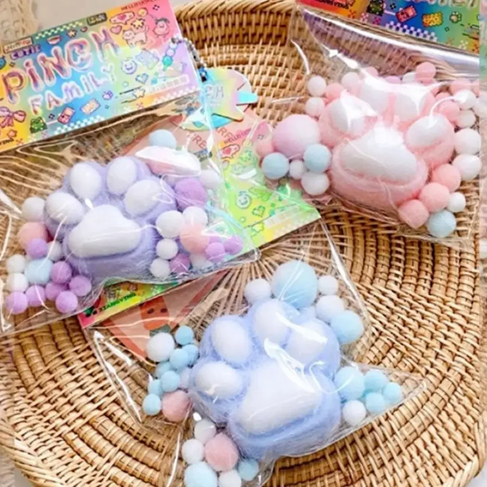Super Soft Antistress Sticky Cat Foot Kawaii Cute Cat Paw Sensory Toys for Children Decompression Stress Relief Toys Kids Gift