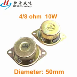 2Pcs 2 Inch Tweeter Audio Speaker Unit 8 Ohm 4 Ohms 10W Treble Sound Hifi Music Loudspeaker Home Theater with Ear Mini Speaker
