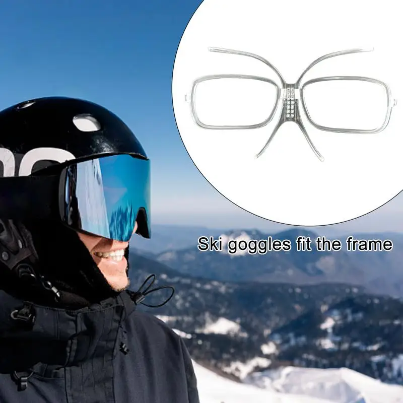 Ski Goggle frame Outdoor Sport Ski Goggles Insert Adjustable Optical Adapter Glasses Frame Motorcycle Eyewear Prescription Frame