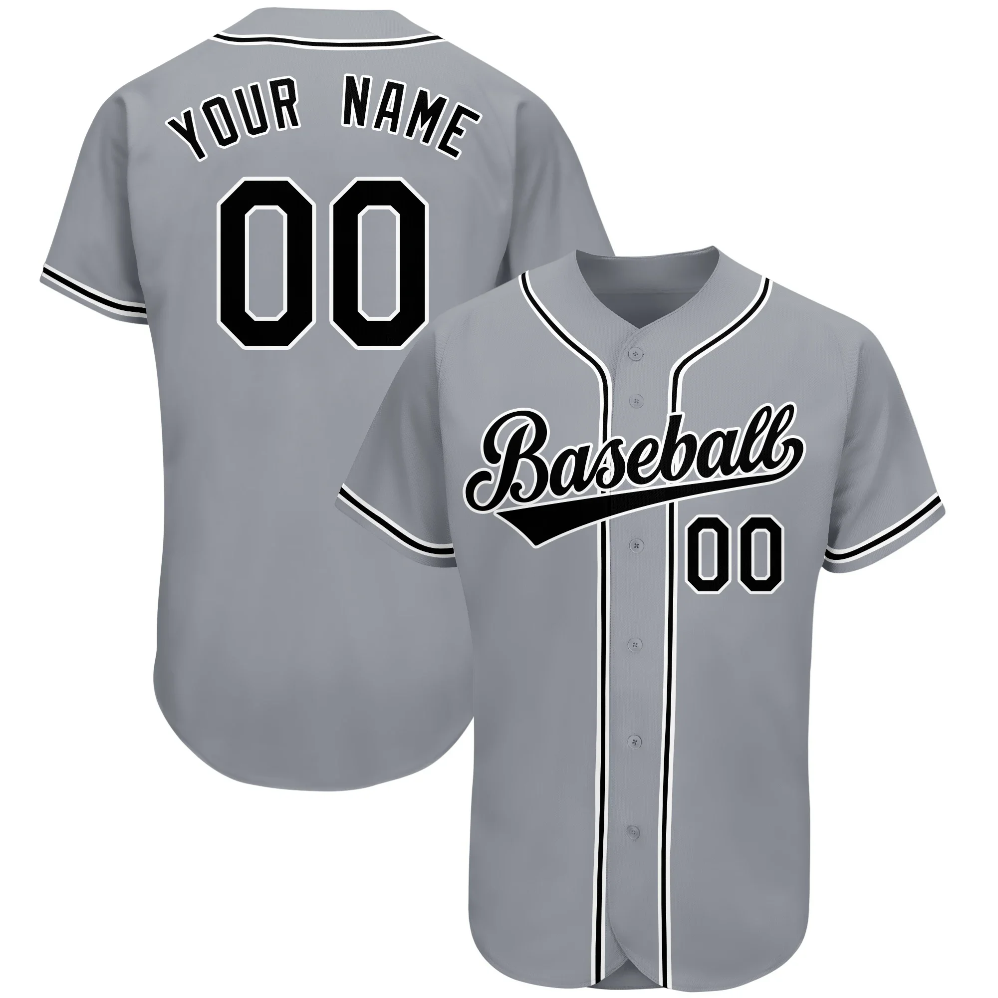 Custom Embroidery Baseball Jerseys Sew Your Own Team Name Number Shirts Softball Game Training Clothes Outdoor Men/Teens/Women