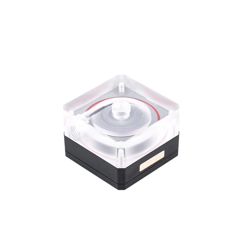 Syscooling pump P67A DC 12V mini pump for PC water cooling PWM support G1/4 thread acrylic top