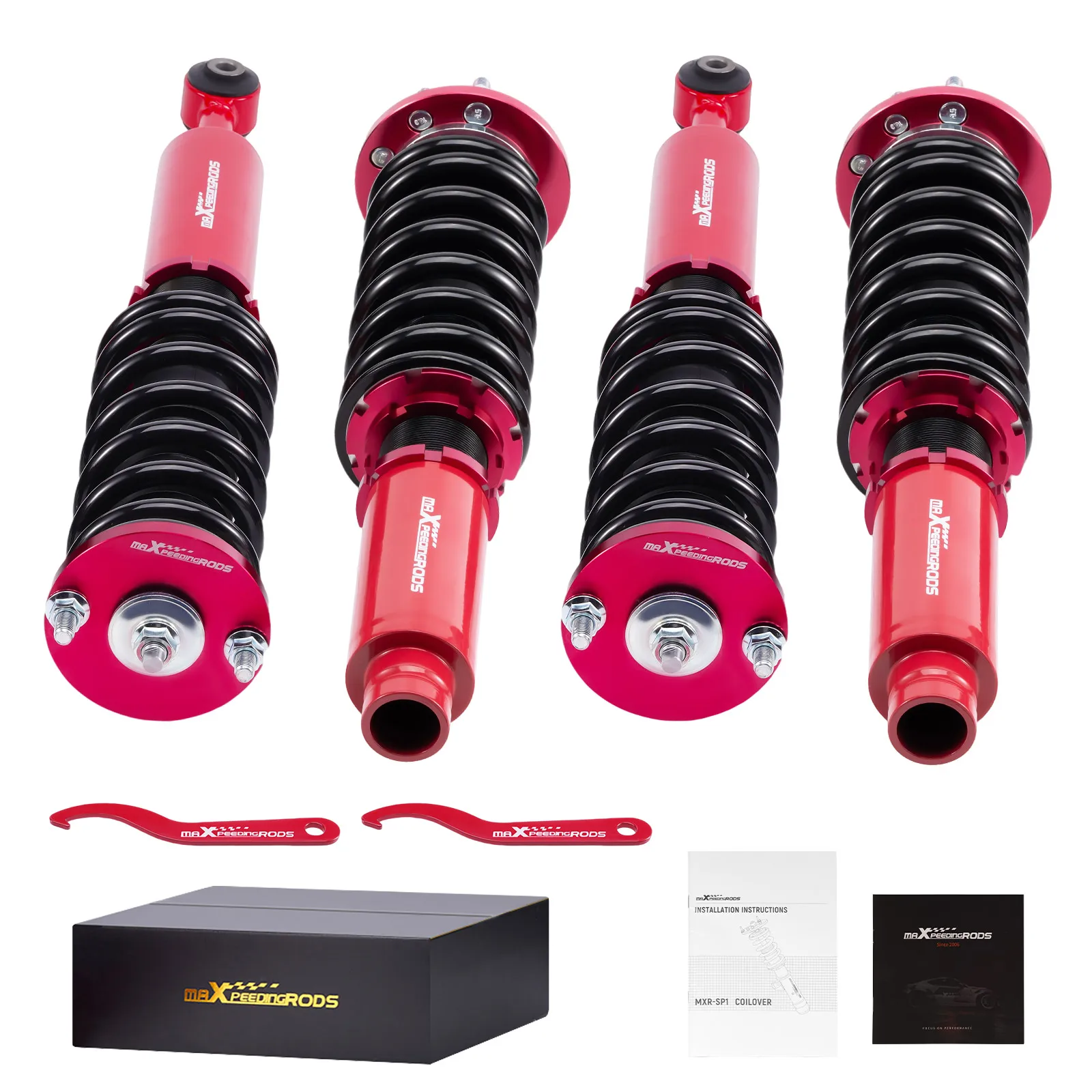 

Coilovers Strut Suspension Kit For Honda Accord 2003-2007 & Acura TSX 2004-2008 Adjustable Coilovers Shock Absorbers Suspension