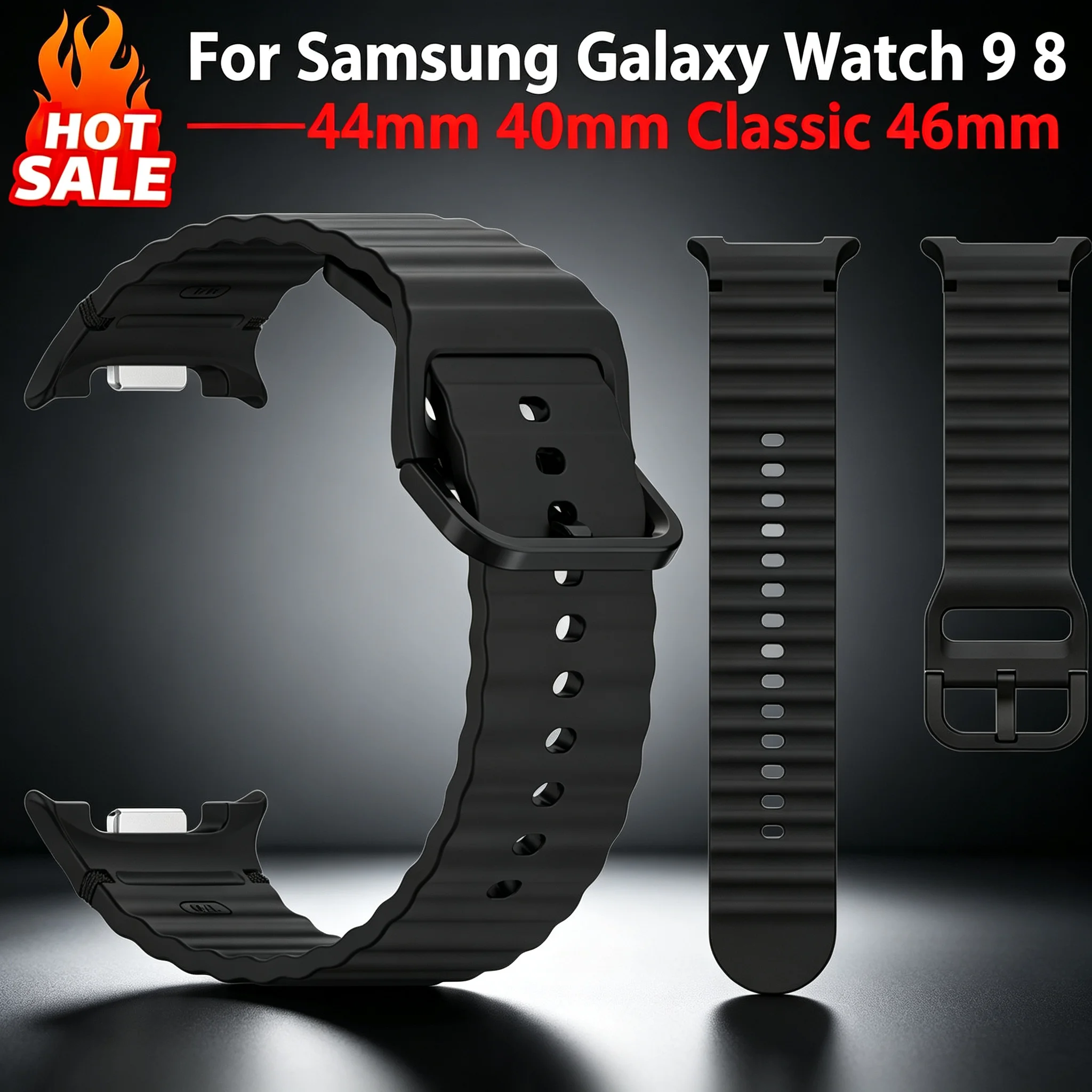 �y�Z�[�����zSamsung Galaxy Watch 9 8 40mm 44mm�p�I���W�i���V���R���o���h�AGalaxy Watch 8 Classic 46mm�X�|�[�c�X�g���b�v